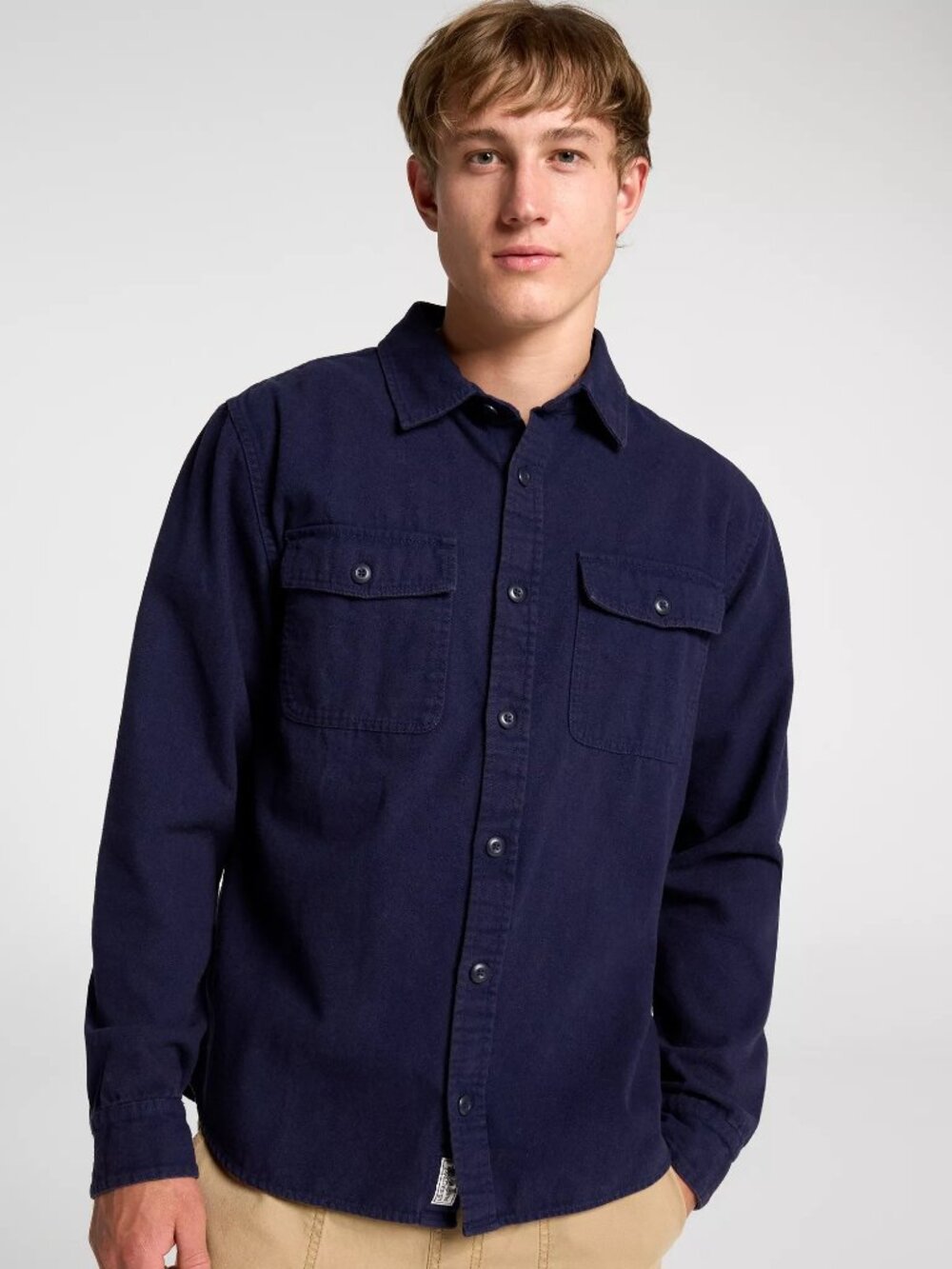 Alpine Design Men's Chamois Shirt - Color: Deep Navy